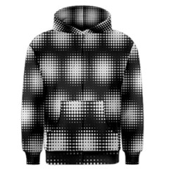 Black And White Modern Wallpaper Men s Zipper Hoodie by Simbadda