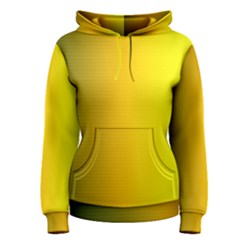 Yellow Gradient Background Women s Pullover Hoodie by Simbadda