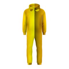 Yellow Gradient Background Hooded Jumpsuit (kids) by Simbadda