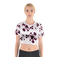 Floral Pattern Cotton Crop Top by Simbadda