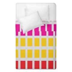 Squares Pattern Background Colorful Squares Wallpaper Duvet Cover Double Side (single Size) by Simbadda