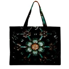 Kaleidoscope With Bits Of Colorful Translucent Glass In A Cylinder Filled With Mirrors Zipper Mini Tote Bag by Simbadda