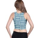 Pattern Racer Back Crop Top View2