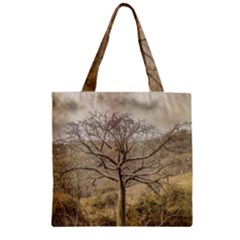 Ceiba Tree At Dry Forest Guayas District   Ecuador Zipper Grocery Tote Bag by dflcprints