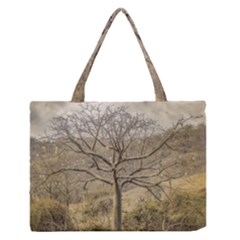 Ceiba Tree At Dry Forest Guayas District   Ecuador Medium Zipper Tote Bag by dflcprints