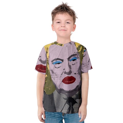 Happy Birthday Mr  President  Kids  Cotton Tee by Valentinaart