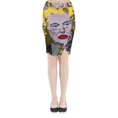 Happy Birthday Mr  President  Midi Wrap Pencil Skirt