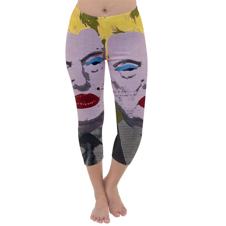 Happy Birthday Mr. President  Capri Winter Leggings 