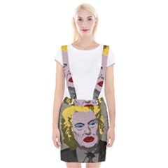 Happy Birthday Mr  President  Suspender Skirt by Valentinaart