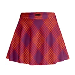 Pattern Mini Flare Skirt by Valentinaart