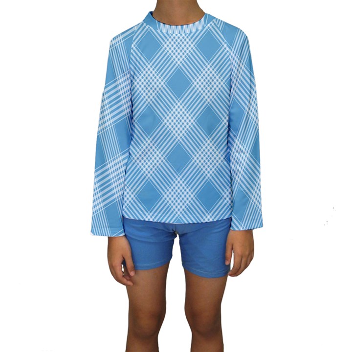 Pattern Kids  Long Sleeve Swimwear