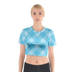 Pattern Cotton Crop Top by Valentinaart