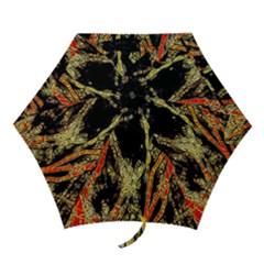 Artistic Effect Fractal Forest Background Mini Folding Umbrellas by Simbadda