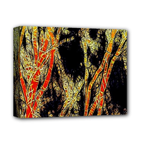 Artistic Effect Fractal Forest Background Deluxe Canvas 14  X 11  by Simbadda