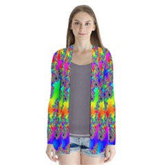 Digital Rainbow Fractal Cardigans by Simbadda