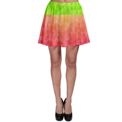 Colorful Abstract Triangles Pattern  Skater Skirt by TastefulDesigns