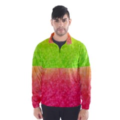 Colorful Abstract Triangles Pattern  Wind Breaker (men) by TastefulDesigns