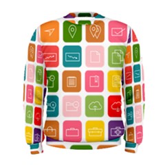 Icons Vector Men s Sweatshirt by Simbadda