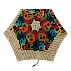 Have A Nice Happiness Happy Day Mini Folding Umbrellas by Simbadda