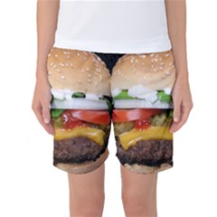 Abstract Barbeque Bbq Beauty Beef Women s Basketball Shorts by Simbadda