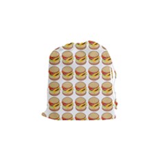 Hamburger Pattern Drawstring Pouches (Small) 