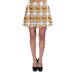 Hamburger Pattern Skater Skirt