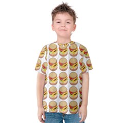 Hamburger Pattern Kids  Cotton Tee