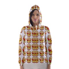 Hamburger Pattern Hooded Wind Breaker (Women)