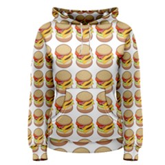 Hamburger Pattern Women s Pullover Hoodie