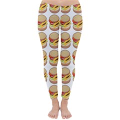 Hamburger Pattern Classic Winter Leggings