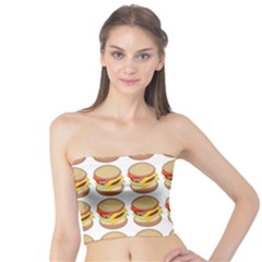 Hamburger Pattern Tube Top