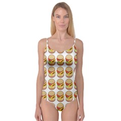 Hamburger Pattern Camisole Leotard 