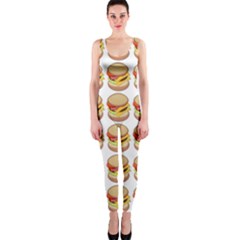 Hamburger Pattern OnePiece Catsuit