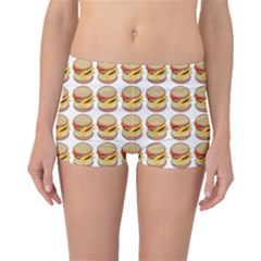 Hamburger Pattern Boyleg Bikini Bottoms