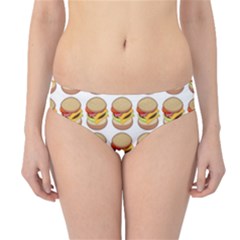 Hamburger Pattern Hipster Bikini Bottoms