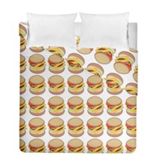 Hamburger Pattern Duvet Cover Double Side (Full/ Double Size)