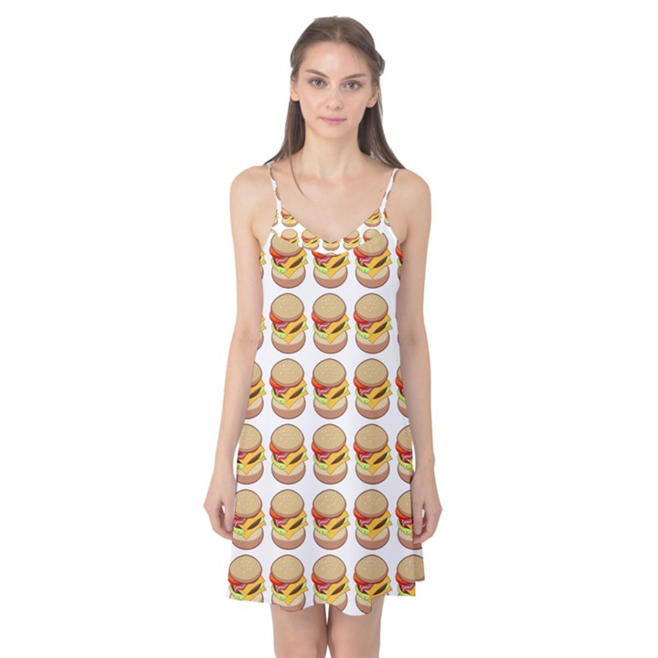 Hamburger Pattern Camis Nightgown