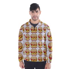 Hamburger Pattern Wind Breaker (men) by Simbadda