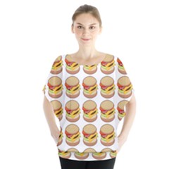 Hamburger Pattern Blouse