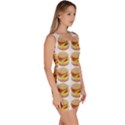 Hamburger Pattern Sleeveless Bodycon Dress View3