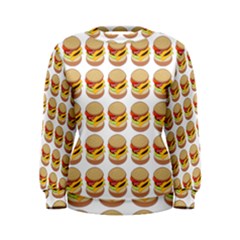 Hamburger Pattern Women s Sweatshirt by Simbadda