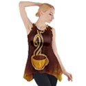 Coffee Drink Abstract Side Drop Tank Tunic View1