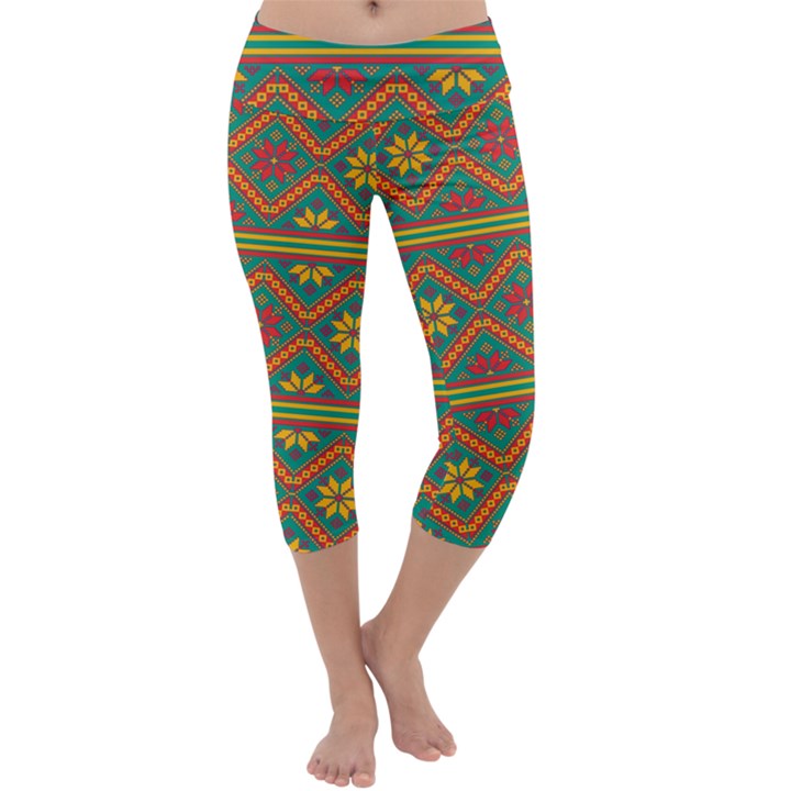 Folklore Capri Yoga Leggings