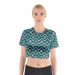 Folklore Cotton Crop Top by Valentinaart