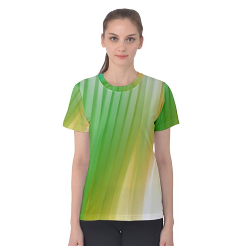 Folded Digitally Painted Abstract Paint Background Texture Women s Cotton Tee by Simbadda