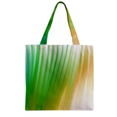 Folded Digitally Painted Abstract Paint Background Texture Zipper Grocery Tote Bag by Simbadda