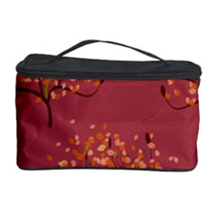 Beautiful Tree Background Pattern Cosmetic Storage Case by Simbadda