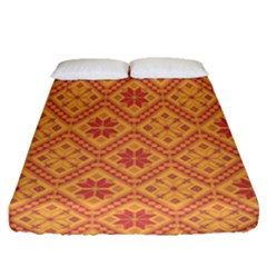 Folklore Fitted Sheet (queen Size)