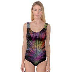 Fractal In Many Different Colours Princess Tank Leotard  by Simbadda