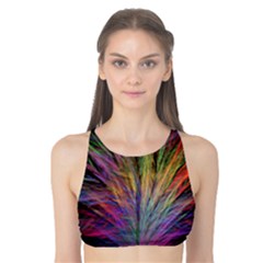 Fractal In Many Different Colours Tank Bikini Top by Simbadda